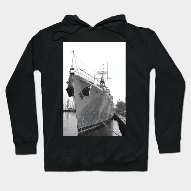 HMCS Haida Bow On Hoodie by srosu